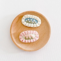 Girl Hair Clip Floral Knitted (GHP9152)